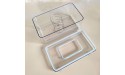 Mask Storage Box with Lid Transparent Mask Storage Case Openable Mask Storage Box Organizer Multifunctional Mask Dispenser for Home Office Car Schools Churches Gyms - BC7KT92IM