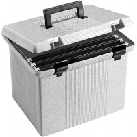 Pendaflex Portable File Box 11"H x 14" W x 11 1 8" D Granite 41747 - BV1GML971