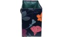 Stola Fabric File Bin File Organizer Home Office File Box Decorative Water Resistant Document Hdifferenter With Front Pocket and Handles Twilight Blossom - B235UV4CG