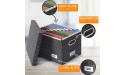 Trizo Collapsible File Storage Organizer Box Decorative Home & Office Portable Filling System for Documents Set of 2 - BH4BAUNYN