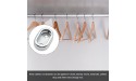 Angoily 10pcs Wardrobe Clothes Rod Holder Clothes Rail Holders Wardrobe Fitting Seat Accessories Silver - BHWPKB59U