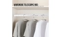 Clothes Hanging Poles Wardrobe Telescopic Rod Simple Operation for Window - BZQJIO14J