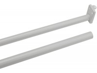 National Hardware N236-206 V7052 Closet Rod in White 48"-72" 1 Pack - BYQ2SNGQC