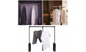 Pinsofy Wardrobe Lift Hanger Retractable Wardrobe Rail Closet Rod Collapsible for Bedroom for Office· for Cloakroom for Dormitory - B9JV2XNHM