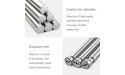 STARTOSTAR Adjustable Closet Rod 21.6 to 40.5 Inch Small Size Stainless Steel Clothes Rod with for Wardrobes Shoe CabinetsNeed tools to install - B8A7XUOII