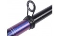 Vividlayer Retractable Small Rod Soft Tail Portable Carbon Raft Rod Light Short Section Throw Rod Fishing Rod 43cm - BC0LYX9Z2