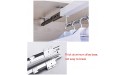 Xyl Retractable Wardrobe Clothes Hanger Extending Coat Hanging Rod for Wardrobe Wardrobe Pull Out Rod Double Track Sliding Aluminum Frame - BBXV6LUTH