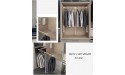 YYZYL Pull Down Wardrobe Rail Closet Rod Adjustable Hanging Wardrobe Lifter with 90° Stop Automatic Return Extendable Lift Clothes Hanging Rail Easy to Install and Use890-1200MM - B30VSU7TX