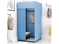 BCGT Fitting Room Fitting Room Women's Clothing Store Changing Room Privacy Curtain Temporary Dressing Room Partition for Department Retail Color : White Shelf Size : 100×80×200cm - B75UY4JE8