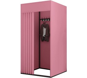 BXYXJ Convenient Dressing Room Removable Fitting Room Privacy Partition Room Suitable for Clothing Store Office Indoor Linen Cloth Metal Frame Color : C Size : 8585cm - BOOZ8PIXN