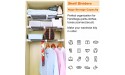 GUJIU Lets DIY 21.6 inch -33.5 inch Expandable Adjustable Telescopic Clothing Closet Storage Organizer Shelf Rack for Wardrobe Kitchen Bathroom Use - BUY5GJQRL