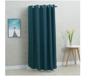 SHIJINHAO Clothing Store Fitting Room Move The Track to Block The Dressing Changing Room Simple Shade Movable Wardrobe for Underwear Shop Large Shopping Mall Color : Blue Size : 85x85cm - BIWGSYLS0