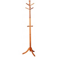 TANGIST Household Coat Rack All Solid Wood Floor Rack Hanger Bedroom Wall Hanging Creative Wooden Clothes Rack Simple Clothes Hanger - BZS3PHG8O
