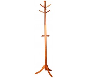 TANGIST Household Coat Rack All Solid Wood Floor Rack Hanger Bedroom Wall Hanging Creative Wooden Clothes Rack Simple Clothes Hanger - BZS3PHG8O