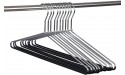 30 Quality Heavy Duty Metal Coat Hangers with Black Rubber Coating for Non Slip Pants 30 - BAXDG2KL7