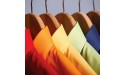 5Pcs Non-Slip Wooden Hangers for Adult Suit Garments Clothes Jeans Pants Coat Dress Drying Racks Holder Home Storage Trouser Bar Set - BSXDWL03X