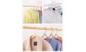 9PCS Portable Travel Clothes Hanger Including 1 Adjustable Sticks & 8 Folding Clothes Hangers,Space Saving and Lightweight for Easy Carrying and Storing-for Both Family and Travel Use - BI4071741