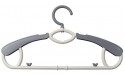 Clothes Hanger9+1 Length Adjusting Adult Clothes Children's Clothes Space-Saving Hangers Included Grey - BVTG8GNHL