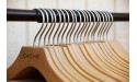 Coat Shirt Hangers Solid Wood Top Retail Large Box of 100 - BVDBHWFPE