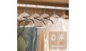 DAMAHOME Dry Wet Coat Hangers 50 Pack U-Slide Plastic Suit Hangers Non Slip Clothes Hangers Heavy Duty Pants Hangers with Sturdy 360° Hook White - BMKSRZWJ1