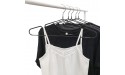 GXLQIJU Clothing Hangers Non-Slip Durable Metal Hanger with Rubber Coating Space-Saving Slim Standard Clothes Hangers for Shirt Skirt Coat Black 32pack - BDY0MBVSJ
