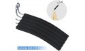 TOPIA HANGER 5 in 1 Multi Layer Clothing Hanger with Anti-Slip EVA Sponge 2 pack Duty Space Saving Clothes Metal Hanger Closet Organizers and Storage for Tank Tops Shirt,Sweater,Coat- Black CT25B - B65OWQLP9