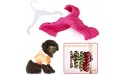 Xinzi 10 Pcs Set Non-Slip Clothing Rack Dog Clothes Hanger Multi-Sizes Pet Clothes Coat Hanger Space Saving Dog Clothes AccessoriesL,Pink - BF5KKVG00