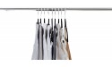 10 pc Premium Quality Black Velvet Hangers Space Saving Thin Profile Non-slip Padded with Notched Shoulders for Dresses and Blouses – Strong Enough for Coats and Pants - BK4MQNLLE