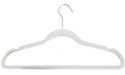 50 pc Premium Quality Off-White Velvet Hangers Space Saving Thin Profile Non-slip Padded with Notched Shoulders for Dresses and Blouses â€“ Strong Enough for Coats and Pants - BA6E4CXXW