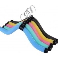 esowemsn 5Pcs Foam Cover Garment Protector Hangers Shoulder Guards Adjustable Bendable Anti-Skid for Dry Cleaning & Laundry Random Color - BCXPZVKIC