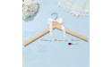 Heread Bow Knot Wedding Hangers Natural Wood Color Bride Dress Hanger Groom Suit Hanger Engraved Wedding Grown Hanger for Women and Men Bride Pack of 1 - BAA29MF7C