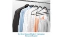 Honji Premium Velvet Hangers Pack of 30 Heavyduty Non Slip Velvet Suit Hangers Hooks,Space Saving Clothes Hangers Blue 30pcs - B0NND2TNU