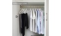 MIZGI Premium Velvet Hangers Pack 50 Pcs Heavyduty Non Slip Slimline Velvet Suit Hangers White Gold Hooks,Space Saving Clothes Hangers - BONRN6YR1