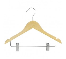 Only Hangers Junior Wood Suit Hangers Natural Finish Box of 25 - B15AO7K5H