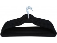 Ruiqas Hangers 20PCS Non-Slip Flocked Velvet Clothes Storage Hangers Suit Shirt Pants Bulk - BTEK2KUH0