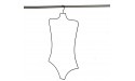 Wire Body Shape Display Hangers Black 10 Pack Metal Bikini Swimsuit Hangers - BUK8ZWJAM