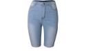 Women’s High Waisted Knee Length Denim Shorts Summer Casual Wide Leg Pants Straight Denim Jeans Casual Baggy Trousers - B6ISH8PM1