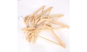 Wooden Coat Hangers 5 Pieces of Personalized Engraved High-End Wooden Suit Hangers with Non-Slip Trouser Bars 360° Rotating Hooks and Precise Cut Notches for Jackets Pants Dress Hangers 1 - BRBS9N04O