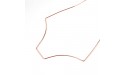 Arekuaei Rose Gold Wire Body Shape Metal Display Bikini Swimwear hanger-10 of Pack - BDXRHYGXR