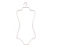 Arekuaei Rose Gold Wire Body Shape Metal Display Bikini Swimwear hanger-10 of Pack - BDXRHYGXR