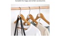 Clothes Hanger Connector Hooks 40 Pack Space Saving Closet Hanger Organizer for Shirt Hangers Velvet Huggable Hangers Wooden Hangers 40pcs - BRHXRASH2