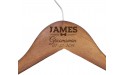 Custom Personalized Walnut Wood Hanger Engraved for Bride Bridesmaid Wedding Bridal Party Gift - BN154NO15