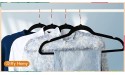Diffy Homy Velvet Clothes Hangers Space Saving: Black Felt Hangers Non-Slip with Rose Gold 360°Swivel Hook Durable Slim Ultra-Thin Clothing Hanger Closet Organizer for Coat Shirt Dress Skirt Suit 30PK - B1A4DCV9F
