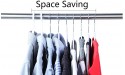 Finnhomy Super Value 50 Pack Plastic Hangers Durable Clothes Hangers with Non-Slip Pads Space Saving Easy Slide Organizer for Bedroom Closet Wardrobe Great for Shirts Pants Scarves - BI810IFNP
