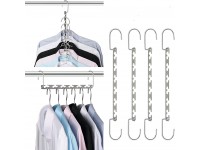 GEFTOl Space Saving Hangers Metal Hanger Magic Cascading Hanger Closet Clothes Organizer20 Pack - BVP5Q54M8