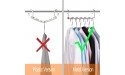 Giftol Space Saving Hangers Metal Hanger Magic Cascading Hanger Closet Clothes Organizer8 Pack - B6X0WWVWX