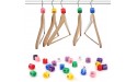Glarks 290Pcs 9 Colors『XXS 4XL』Colored Hanger Sizer Garment Size Markers Color Coded Size Clips Assortment Set Fit for 2-4mm Hanger Hook Used for Wire Hangers - BMKCMDAP6