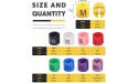 Mardatt 290Pcs Clothes Hanger Size Markers Color-Coding Garment Size Markers Tags Kit 9-Size from XXS to 4XL with Sturdy Storage Box - BJNOZHMPS