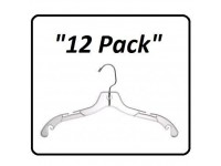 Quality Hangers Heavy Duty Clear Plastic Crystal Hangers - BY2XYFNPN