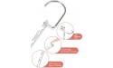 Smartor Metal Space Saving Hangers for Clothes ,Unique Hook Design Collapsible Hangers Pack of 10 Multi Hangers Space Saving Closet Hangers Heavy-Duty Magic Hangers for Closet Organizer . - BOICDLZ48